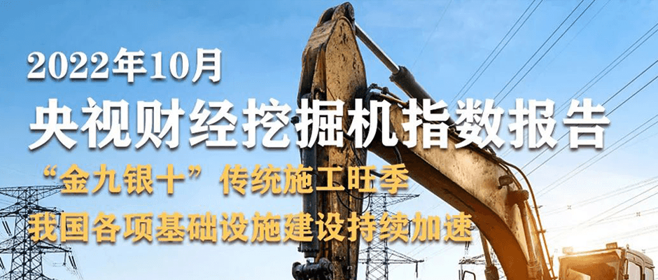 经济大省勇挑大梁！10月“央视财经挖掘机指数”发布